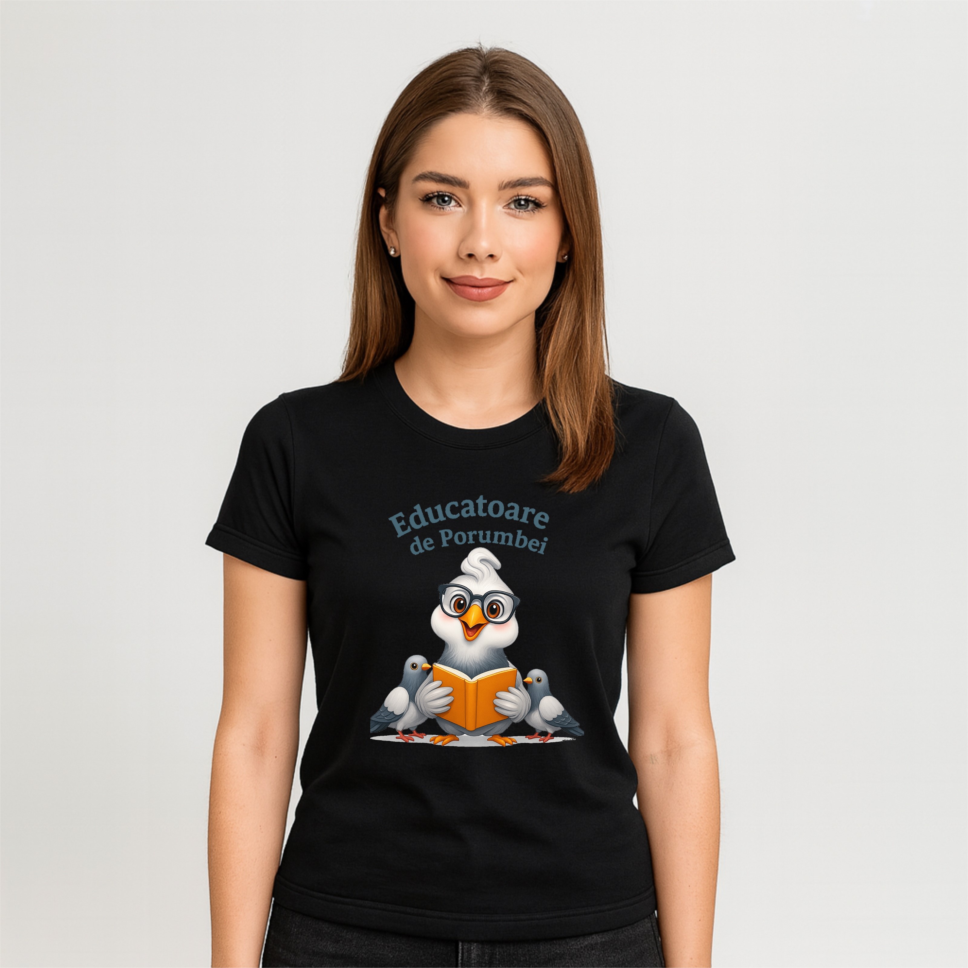 Tricou dama Educatoare de Porumbei